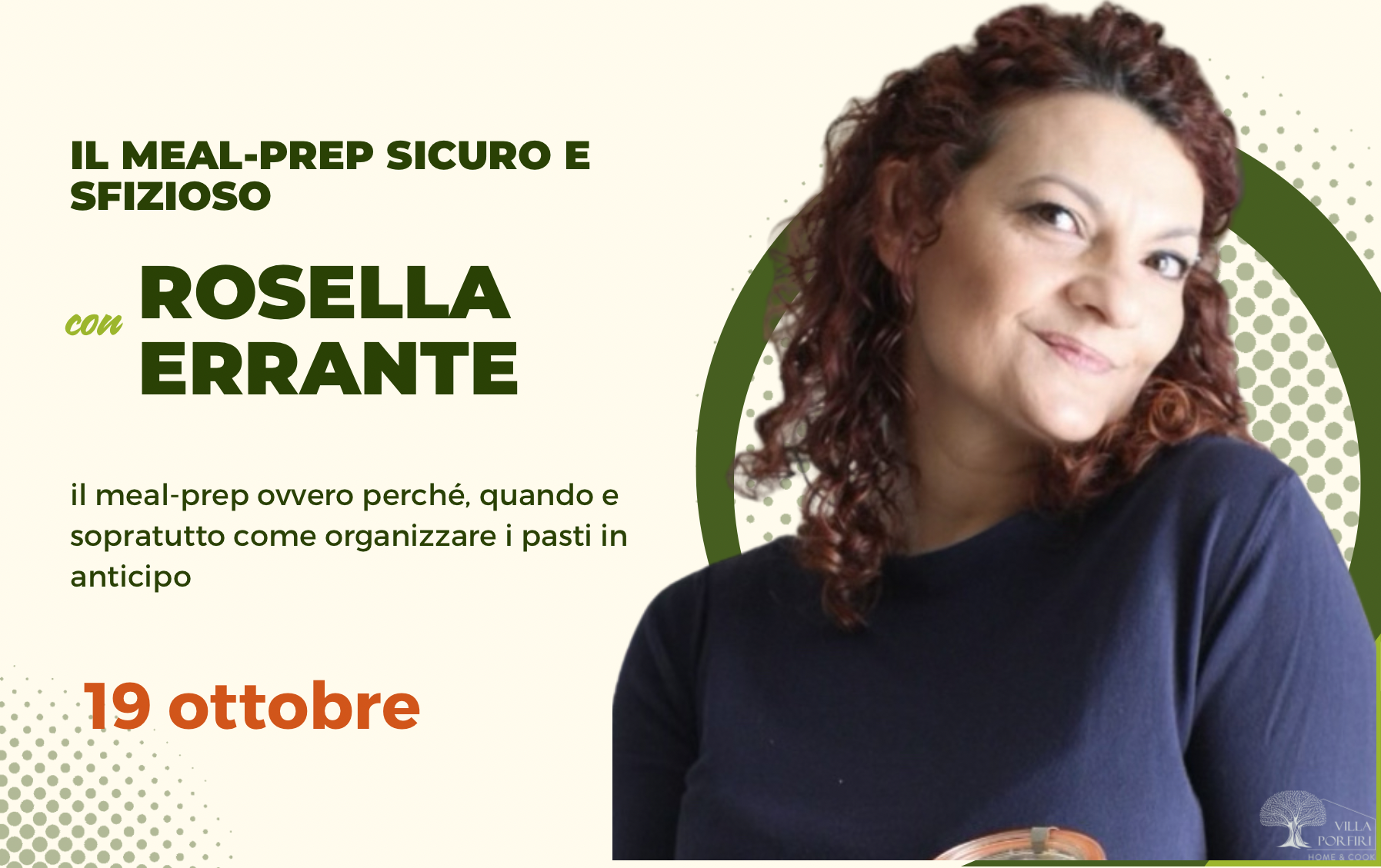 Rosella Errante corso meal prep con Rosella Errante