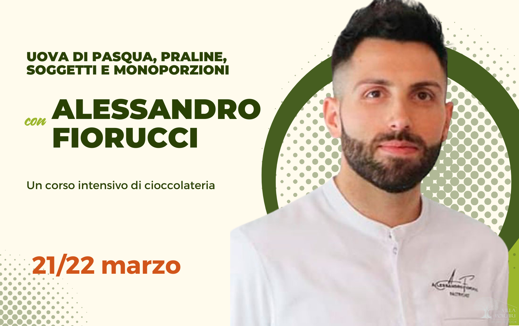 corso pasqua al cioccolato corso Pasqua al cioccolato a Villa Porfiri con Alessandro Fiorucci