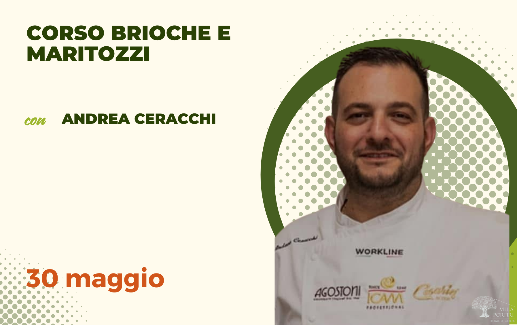 corso brioche e maritozzi Andrea Ceracchi Maciste ed il suo corso brioche e maritozzi
